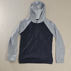 Old Navy Boys Two-Tone Gray and Black Hoodie